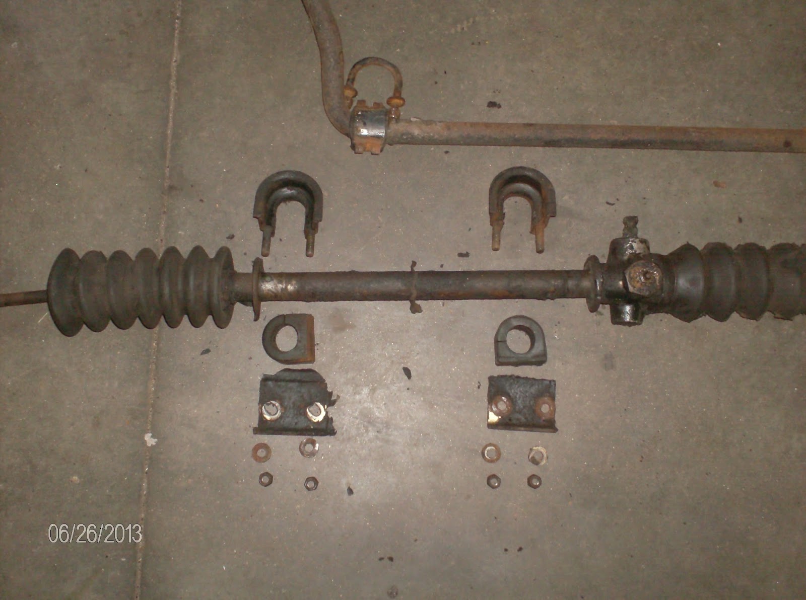 Triumph Spitfire Blog Steering anti roll bar