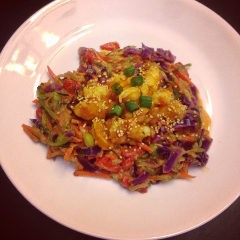 Babbling Brooke Pad Thai with Peanut Butter dressing...Two Ways