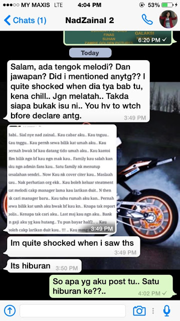 Panas!! Bekas Pengurus Dedah Sikap Sebenar Nad Zainal Panas!! Bekas Pengurus Dedah Sikap Sebenar Nad Zainal
