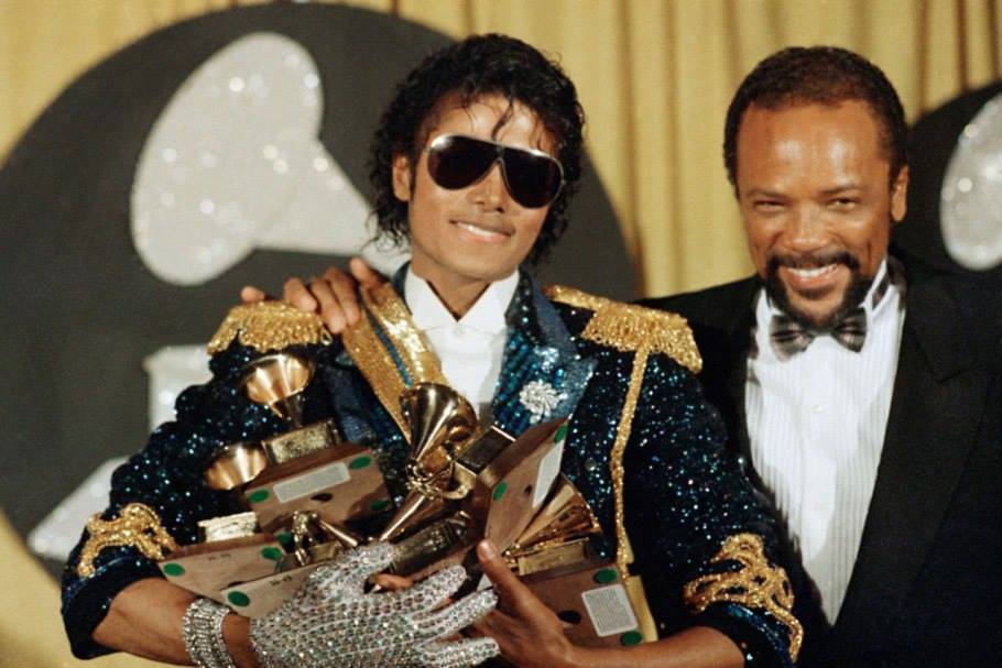 Michael Jackson winning 8 Grammies in one night, booked in the Guinness Book of World Record