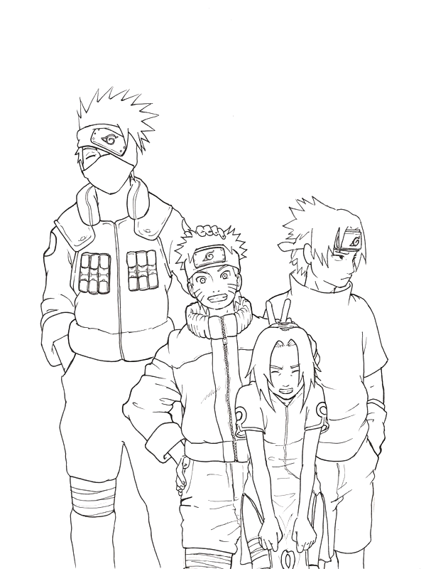 Desenhos Para Colorir : Naruto Para Colorir