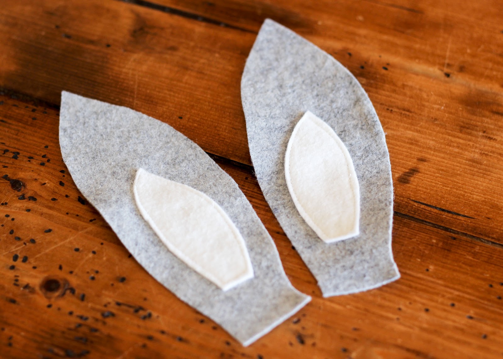 Finley and Oliver DIY Felt Bunny Ears