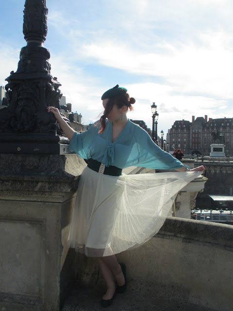 Pont Neuf - Mesh SS13 -  Dressing up in Paris - Midi Skirt Asos