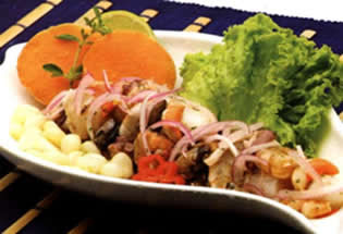Cebiche de mariscos mixtos recetas