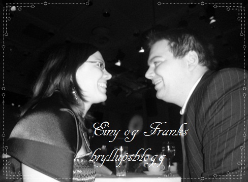 Einy og Franks bryllupsblogg