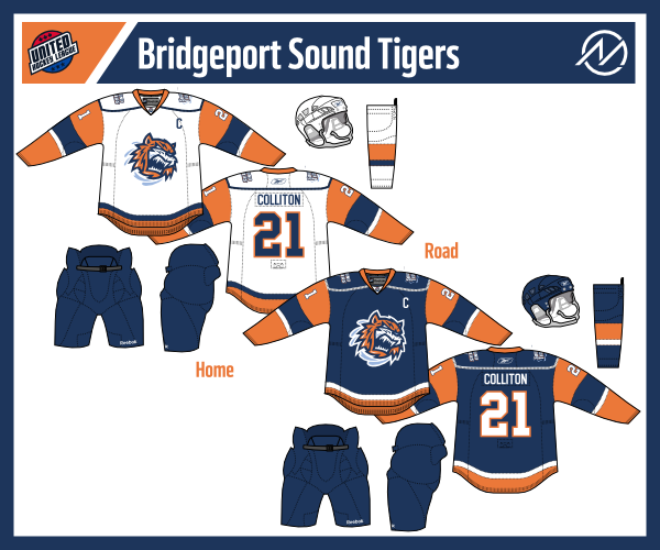 The AHL's Bridgeport Sound Tigers are rebranding to the Islanders. Here is  my jersey prediction. : r/hockeyjerseys