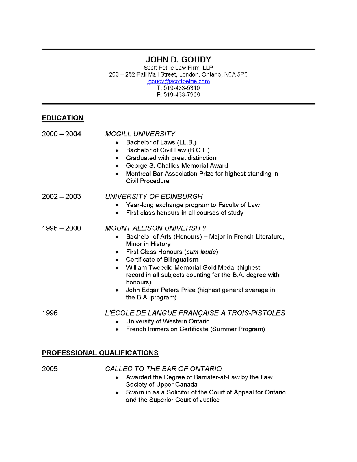 Law student resume with no legal experience picture
