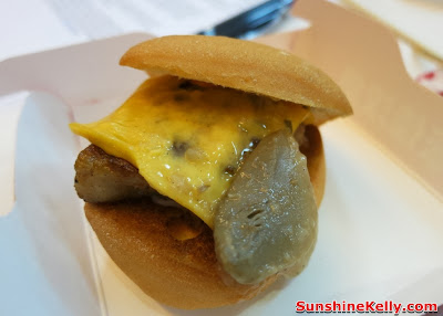 Ninja Joe New Burgers, Ninja Cam Mobile App, burger, Cheesy Mushroom Burger