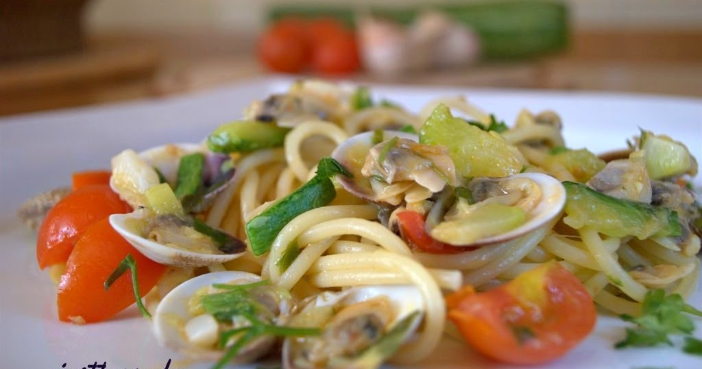 Spaghetti vongole e zucchine