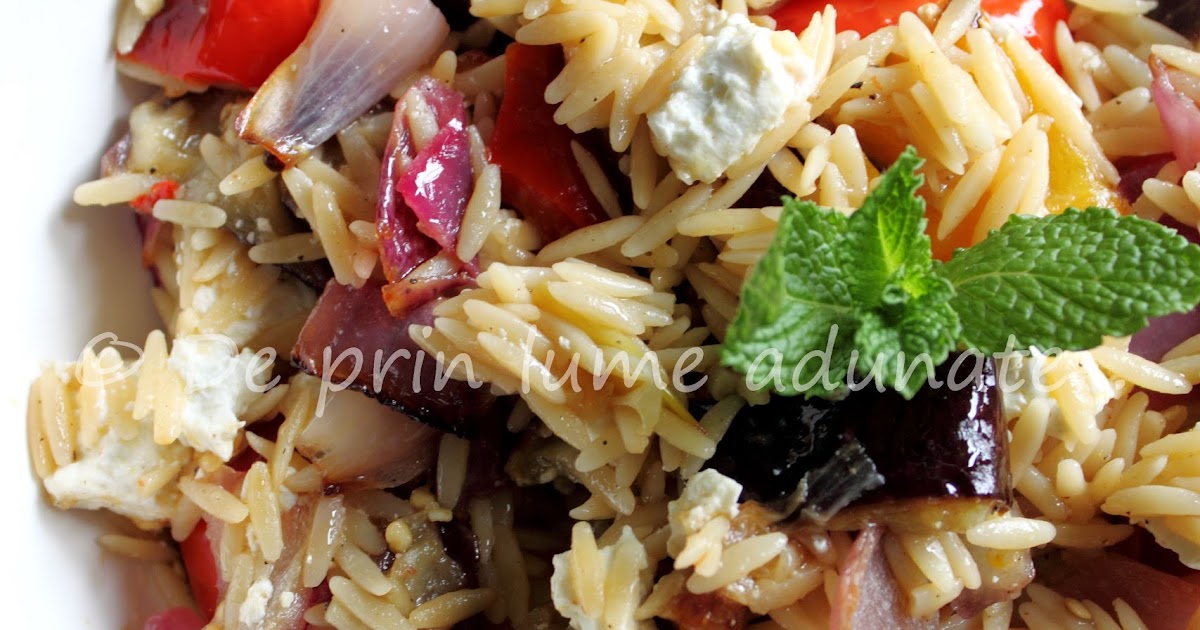 De prin lume adunate... Paste orzo cu legume la cuptor/ Orzo with