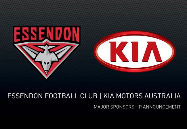 Kia's Sponsporship Agreement with the Essendon Bombers Presents - The New Optima