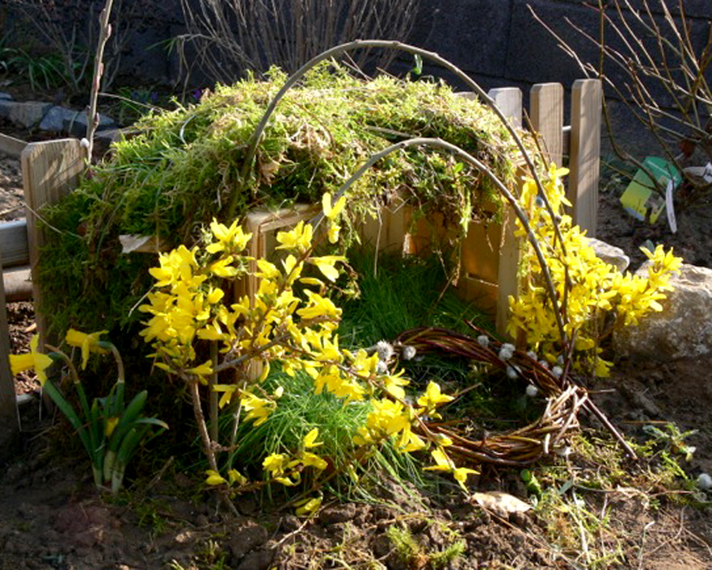 schaeresteipapier Ein Haus für den Osterhasen