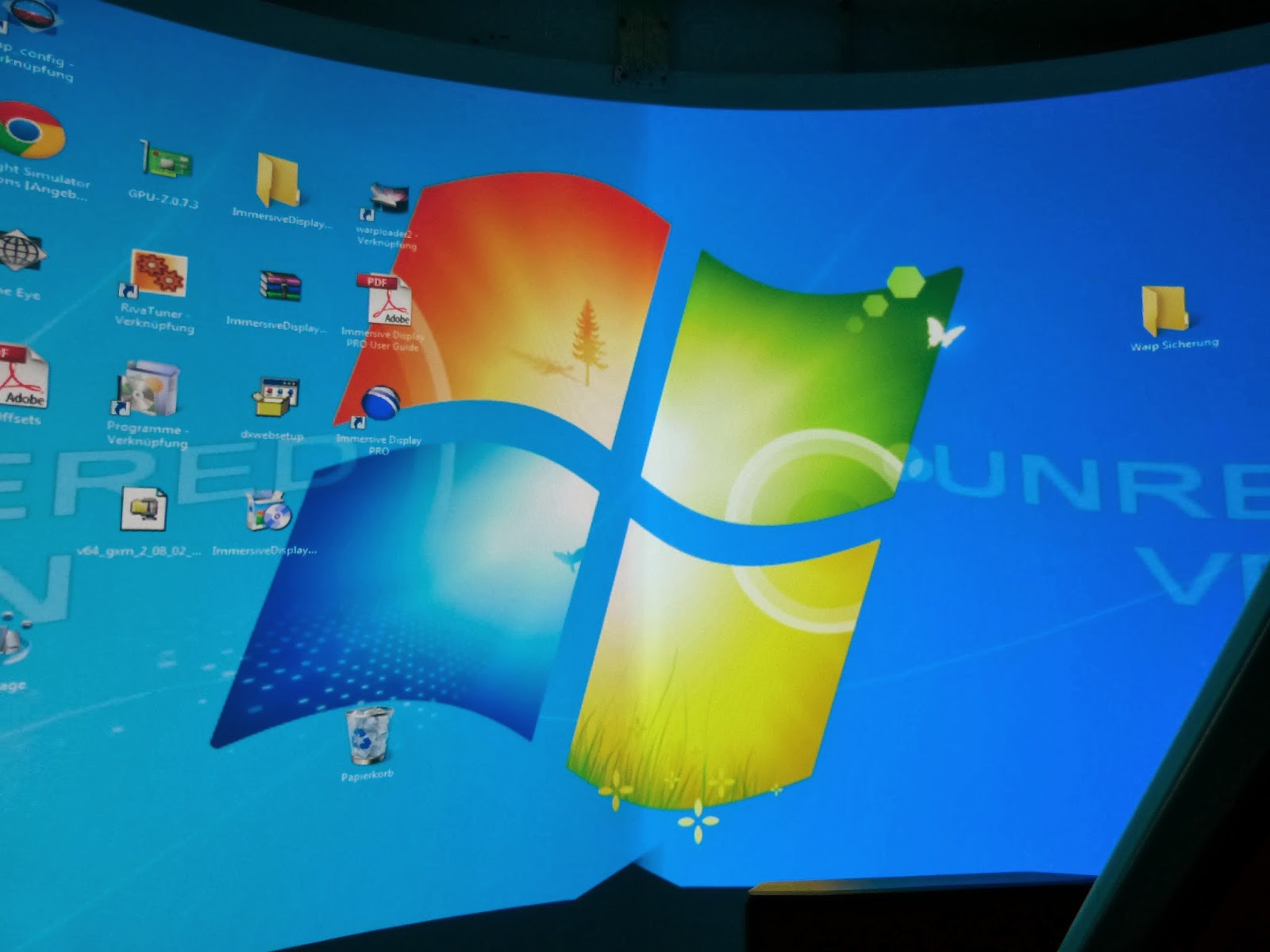 B737 800ng Homecockpit 1 1 Scale P3d V3 3 Letzter Teil Projekt Visual 180 Visual Setup Inbetriebnahme