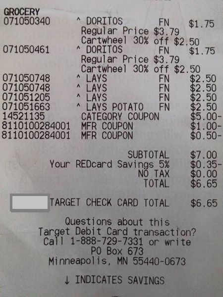 extreme couponing mommy cheap lay s doritos at target