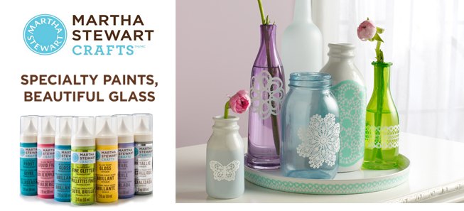 Martha Stewart Painting Glass Bottles Martha Stewart Painting Glass Bottles