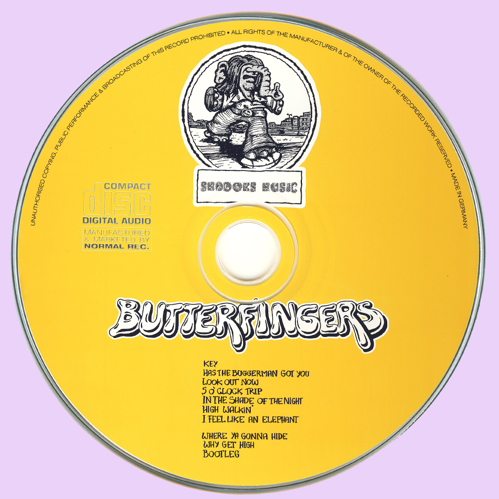 Rockasteria Butterfingers Butterfingers (1970 us, rough fuzzy psych