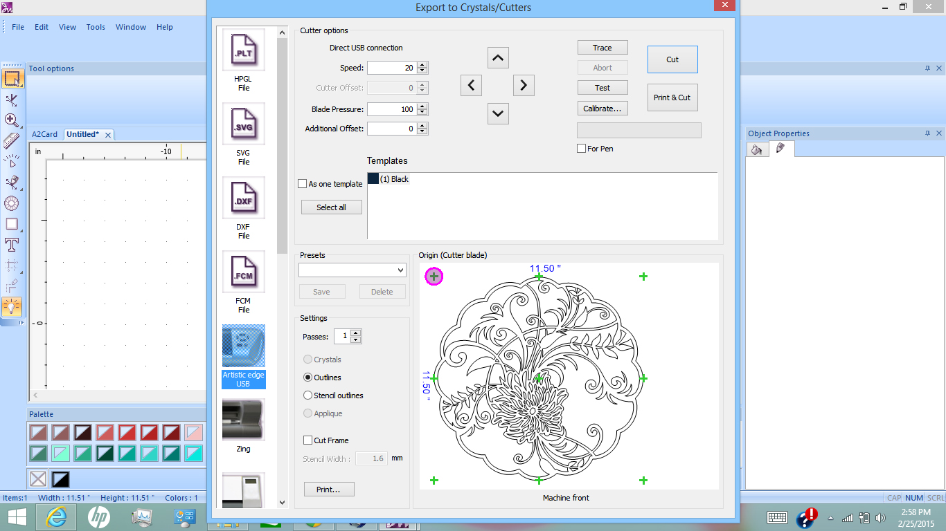 Samantha Walker's Imaginary World Janome Artistic Edge Cutting Machine