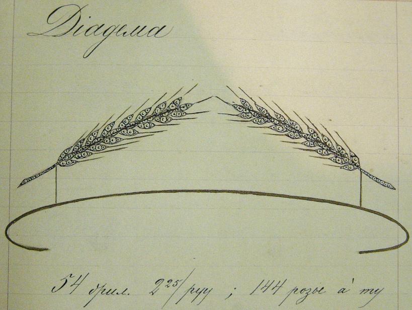 Marie Poutine's Jewels & Royals Wheat Ear Tiaras