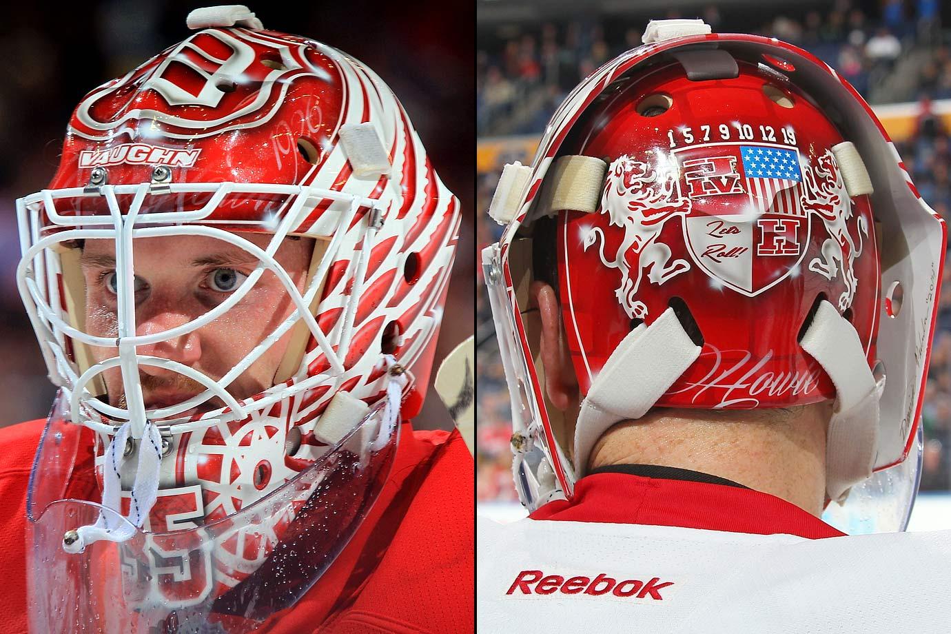 Jimmy Howard's New Mask : r/hockey