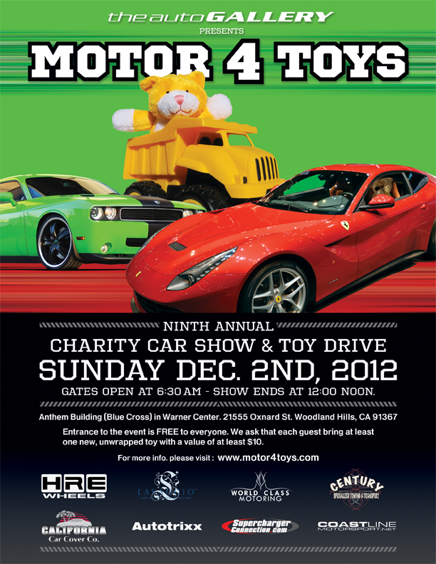 Covering Classic Cars Motor 4 Toys Car Show and Toy Drive 2012