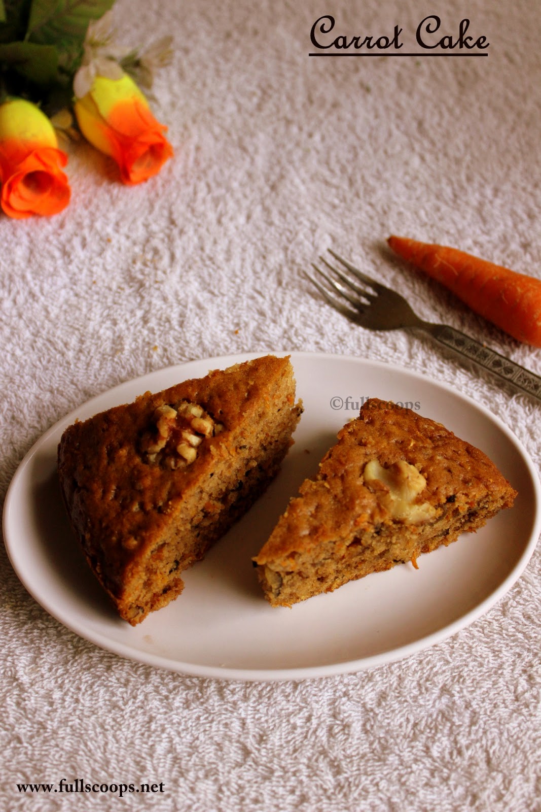 Carrot Cake Recipe ~ Full Scoops - A food blog with easy,simple & tasty ...