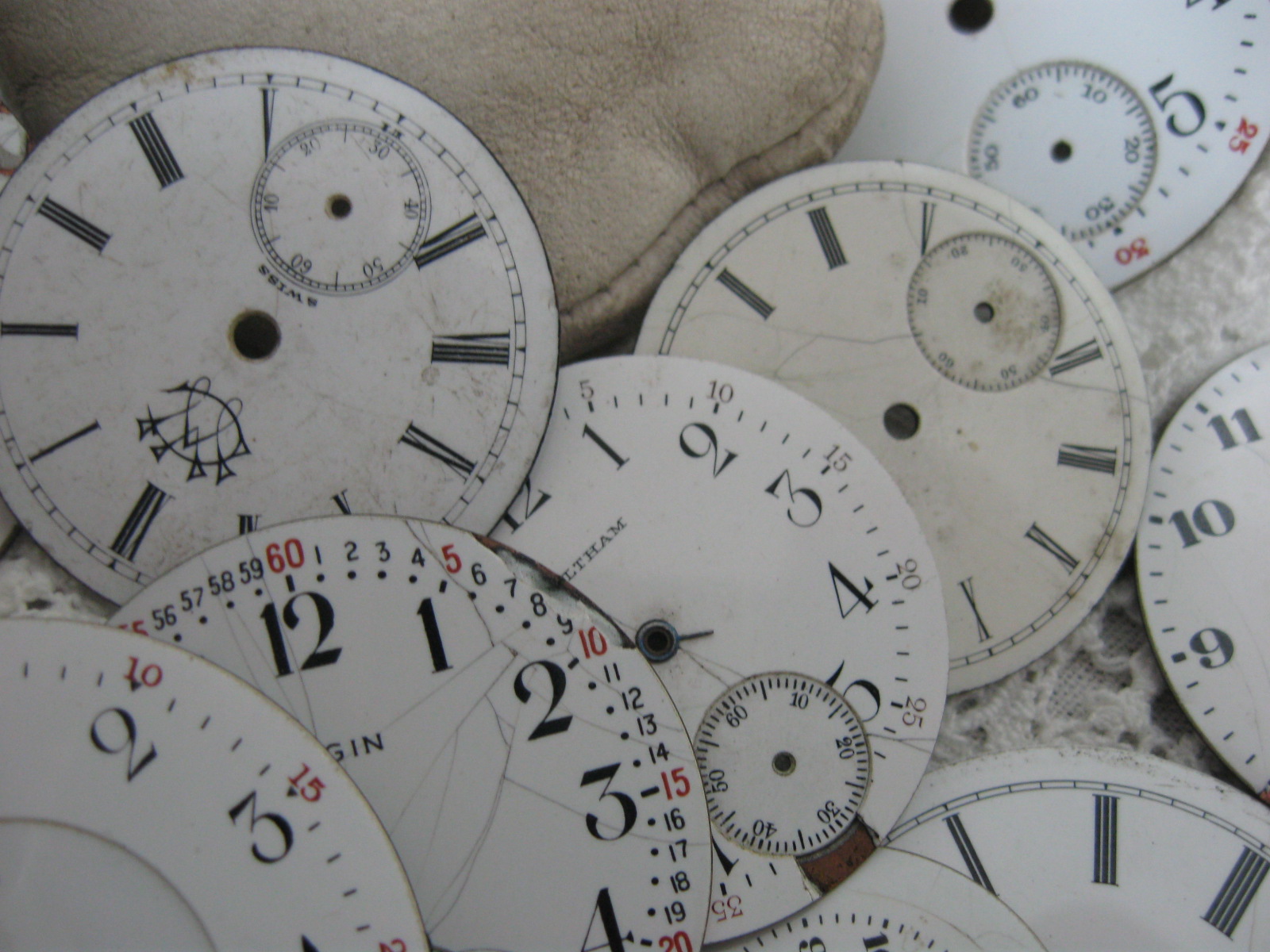 Treasures from the Heart Time, and More Time, Vintage Watch Faces