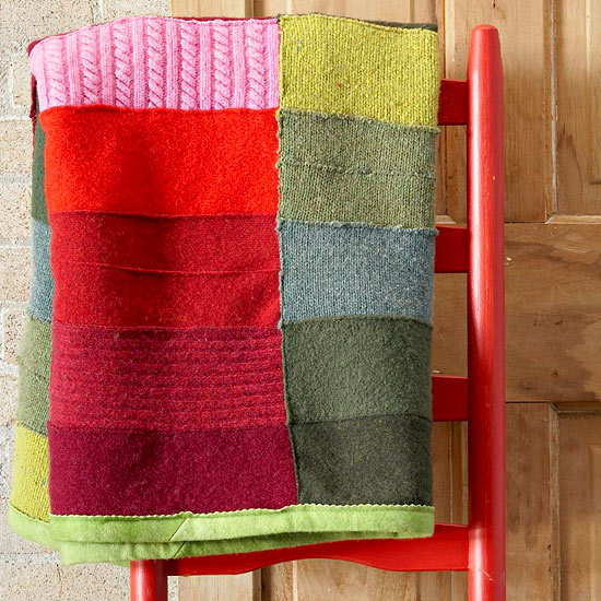 weekend make upcycled wool blanket bee in the know