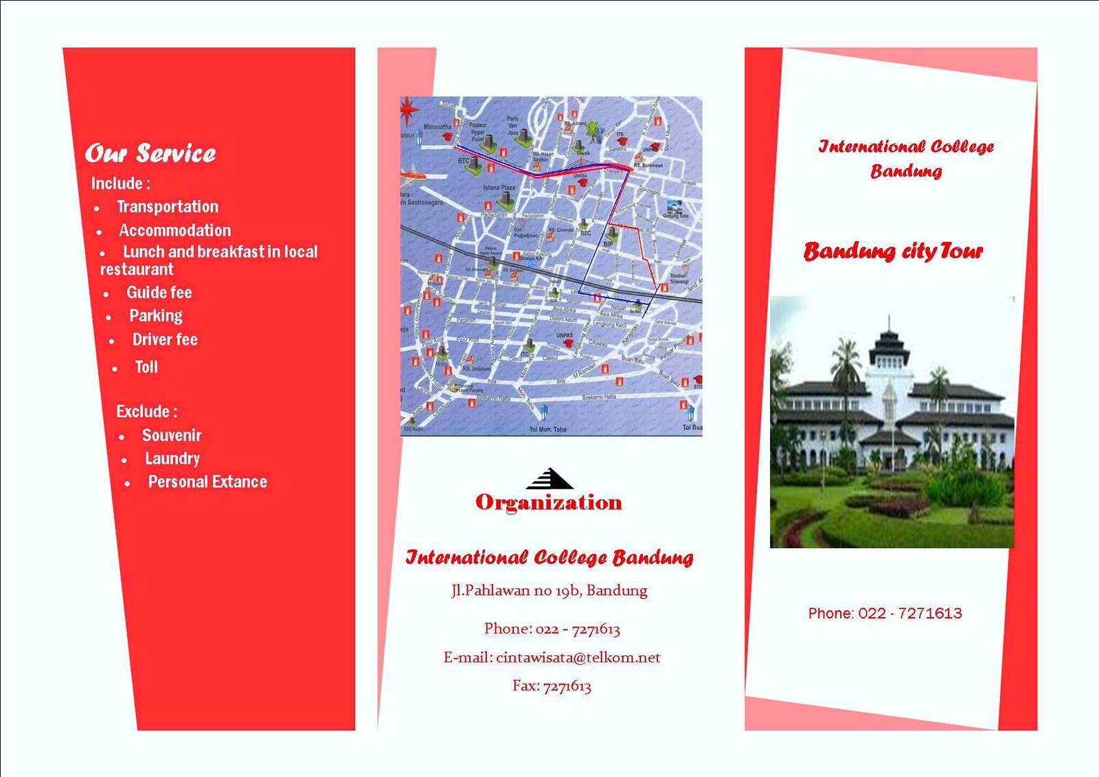 Heaven brosur paket wisata