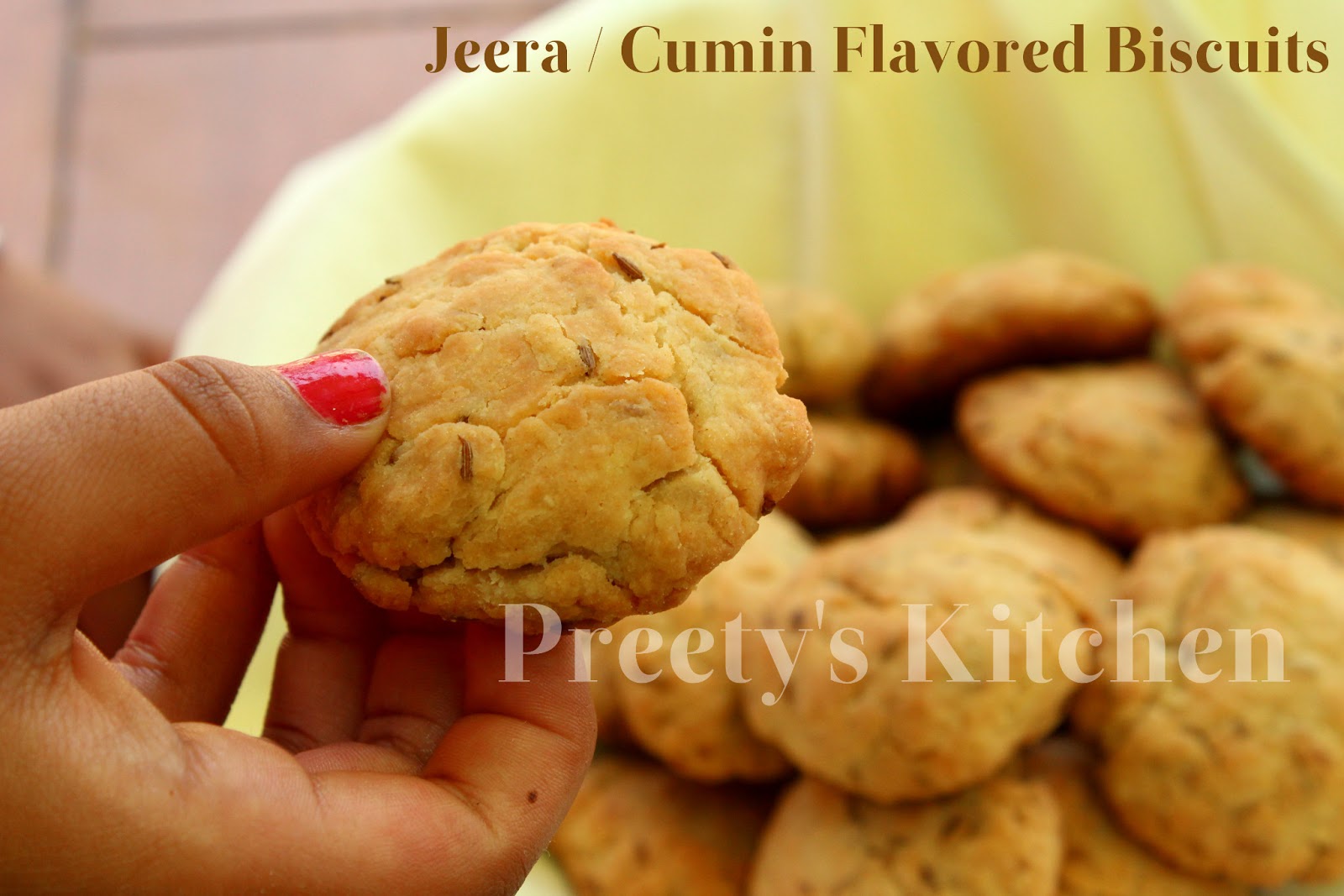 Preety's Kitchen Baked Cumin Flavored Biscuits / Jeere Wale Namkeen