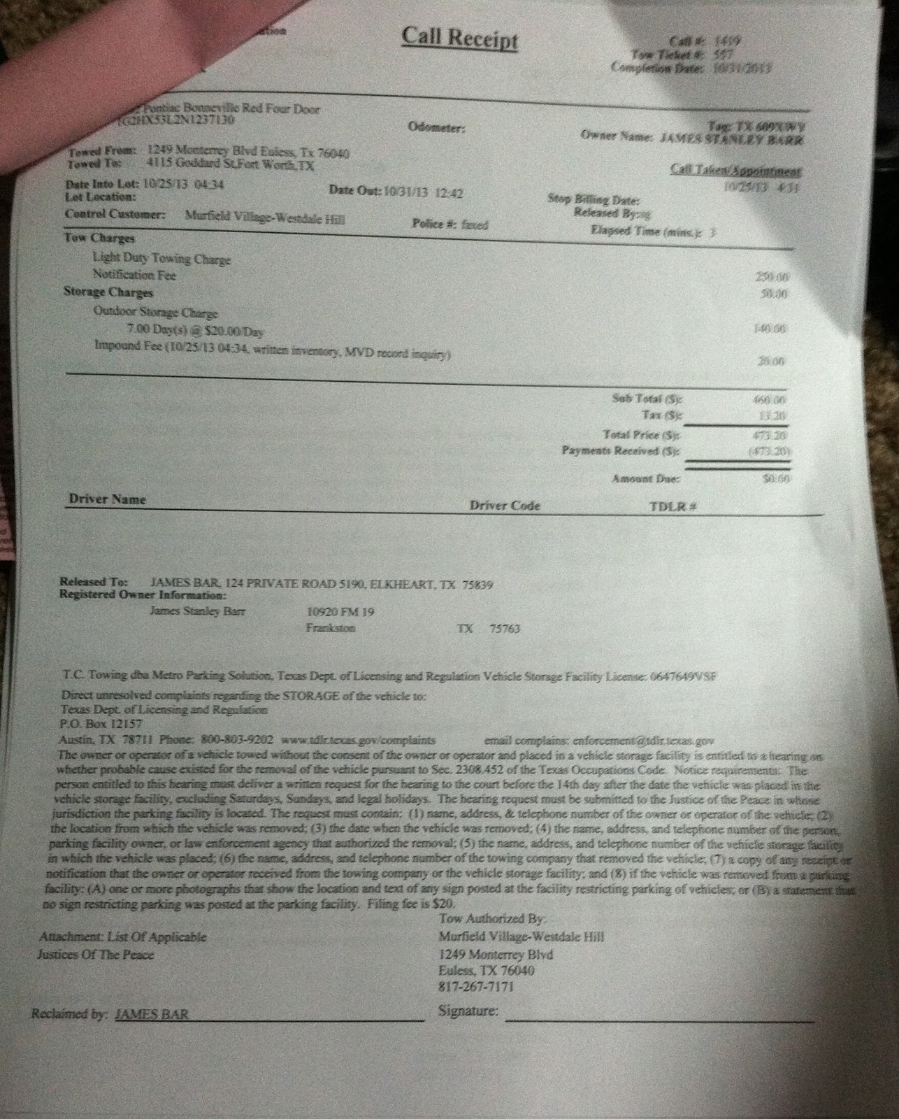 Texas Towing Compliance Blog Vehicle Storage Facilities Continue to