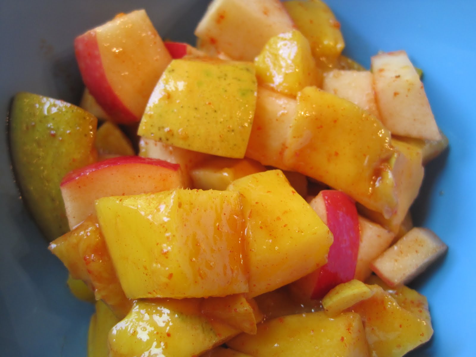 the mixed stew Thursday's Side Dish Kimchi Mango