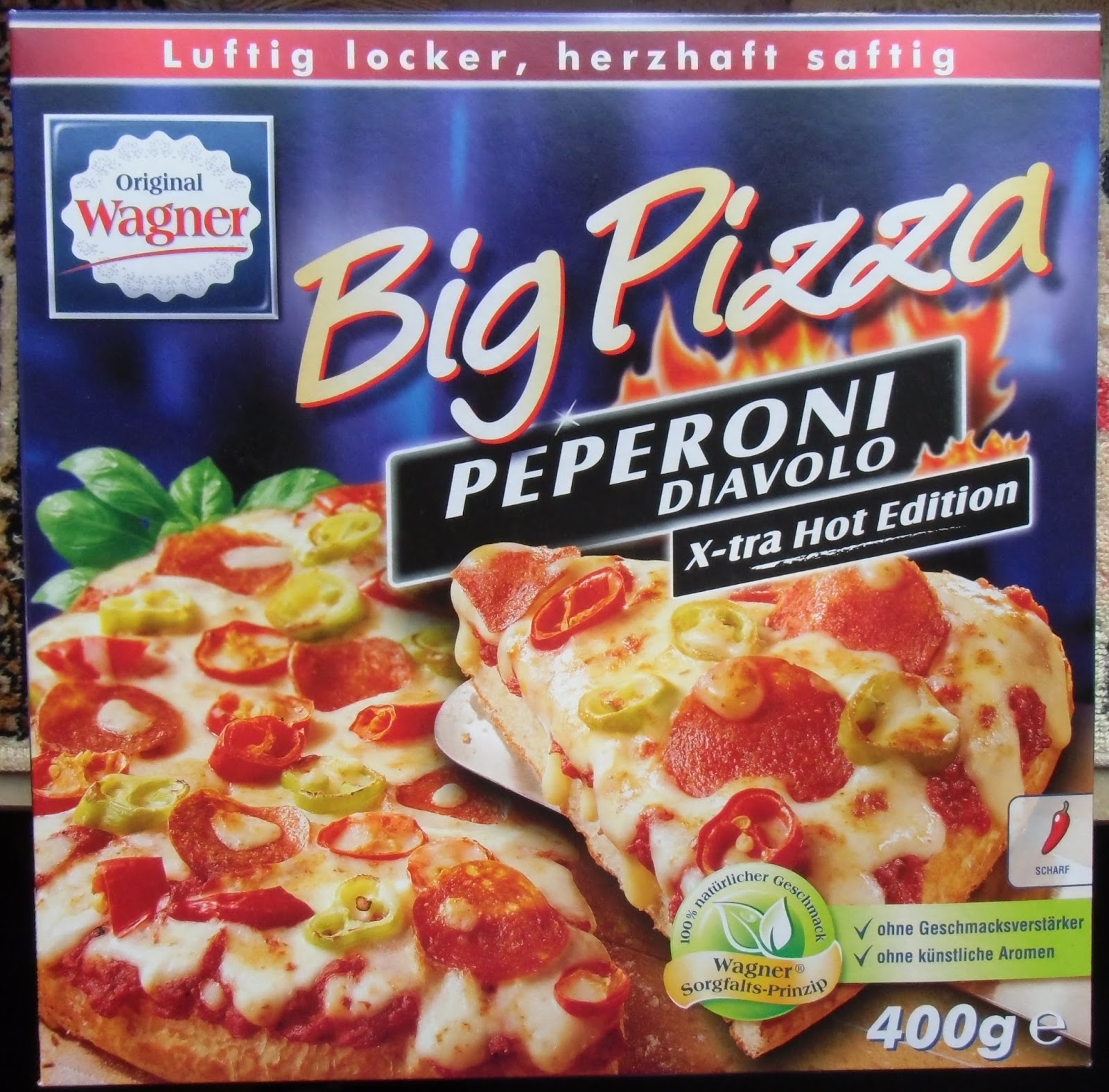 Chilihead77.de Wagner Big Pizza Peperoni Diavolo Xtra Hot Edition