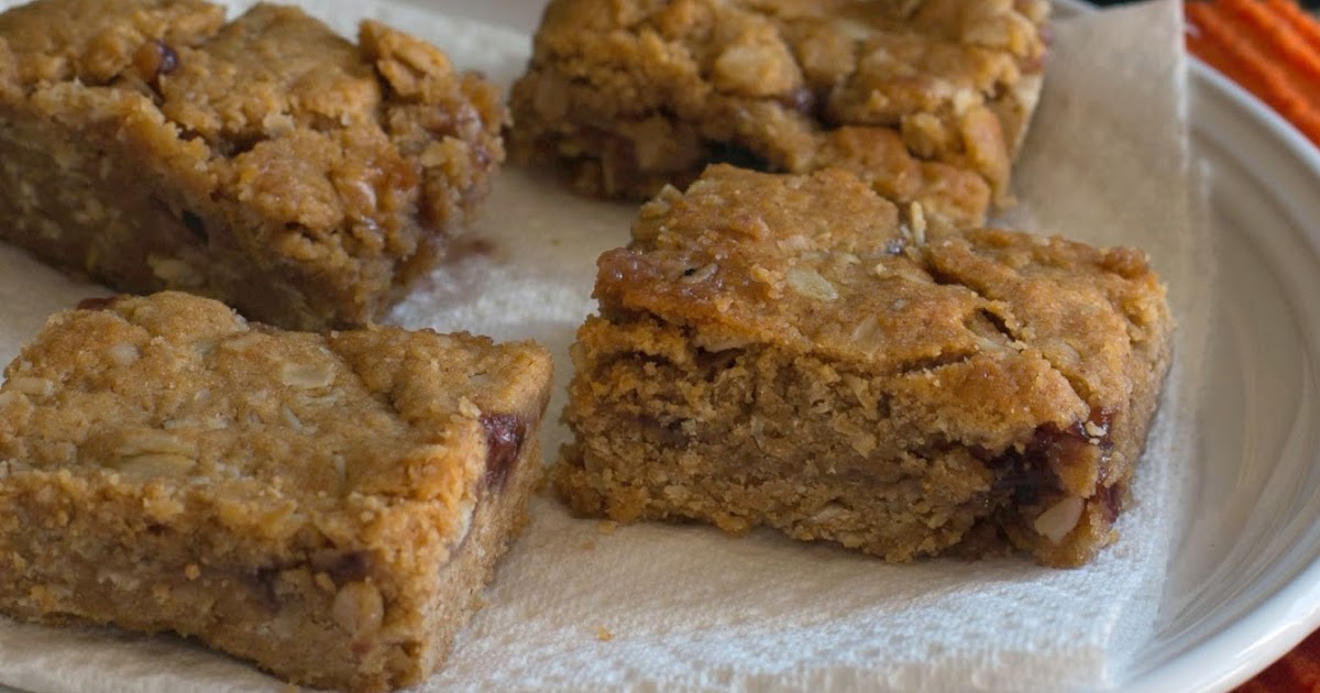 Grain Crazy Peanut Butter and Jam Sandwich Bars