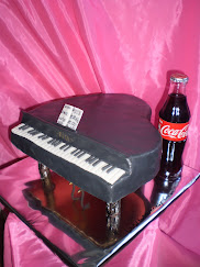 tamaño de la tarta de piano de cola