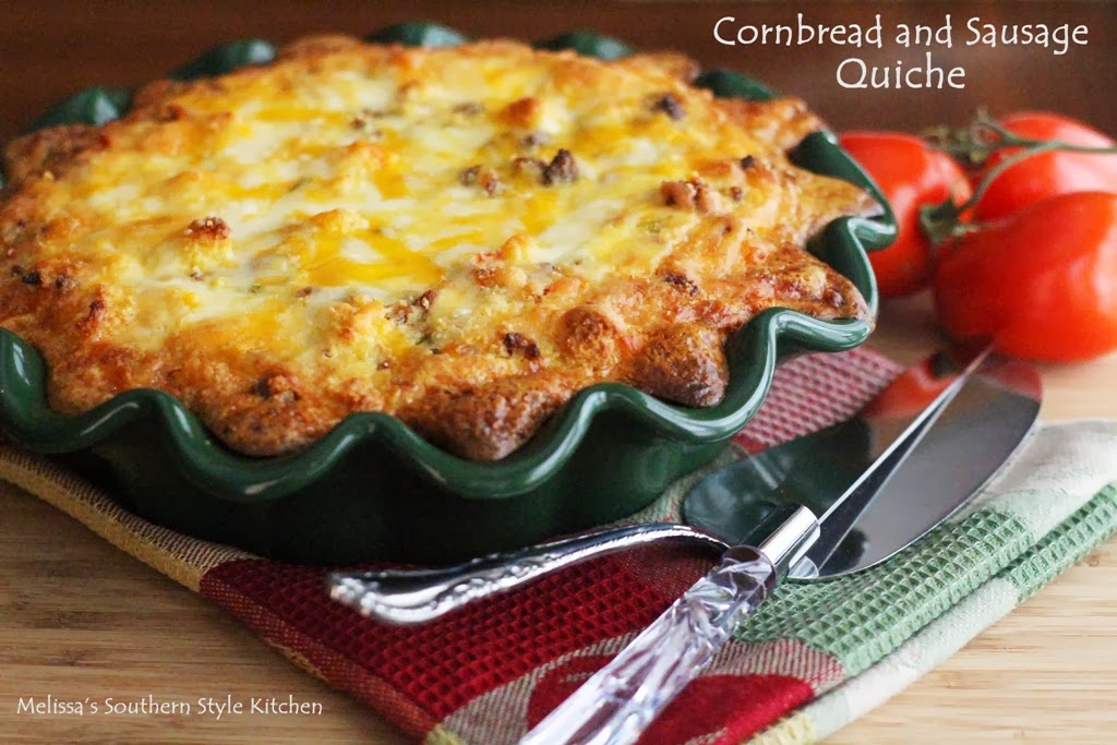 Cornbread And Sausage Quiche