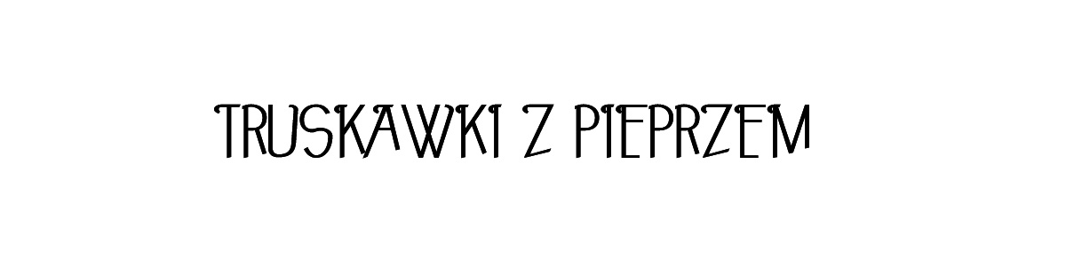 Truskawki z pieprzem