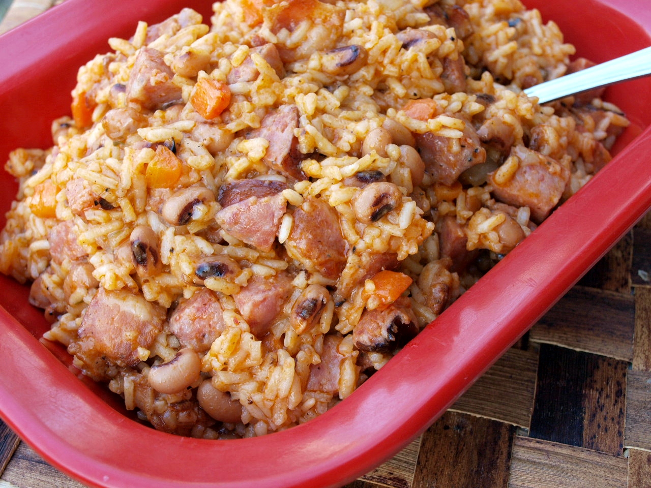 thyme4food bahamian peas and rice