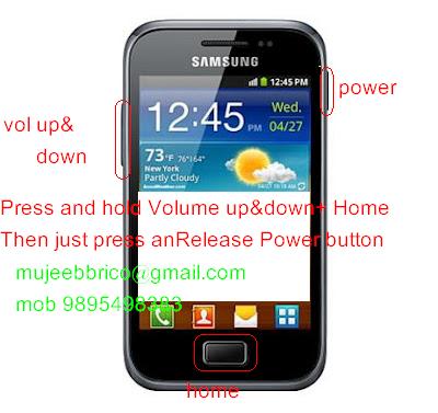 Solution For My All Friends: Samsung Galaxy AcePlus S7500 hard reset