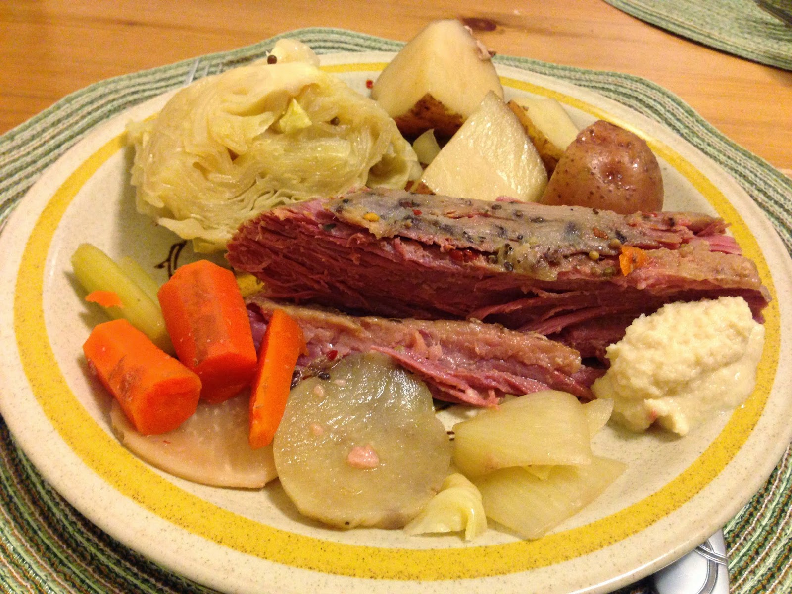 World Traveler Recipes Slow Cooker Corned Beef with Vegetables