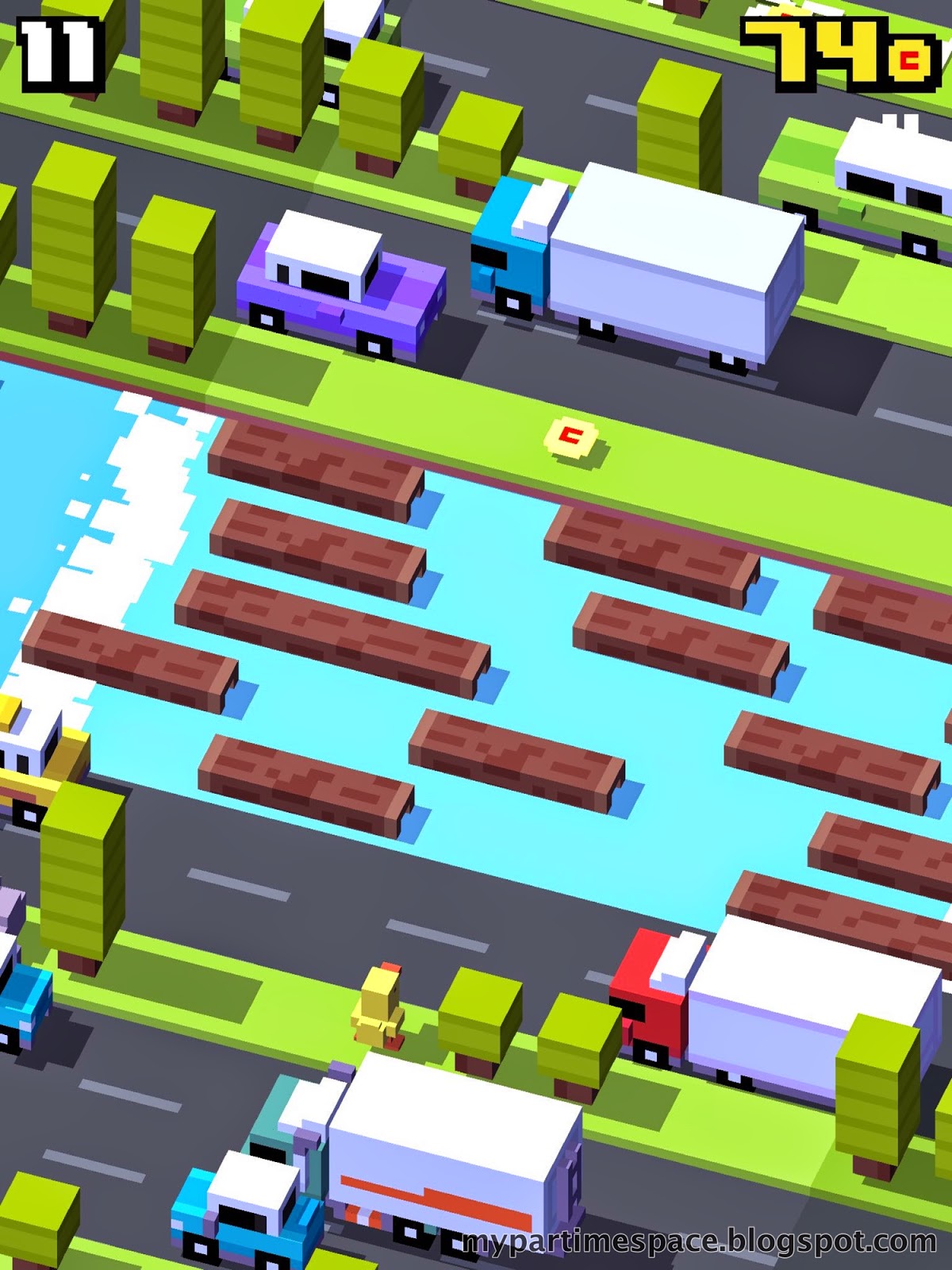 Crossy Road - Endless Arcade Hopper App Review