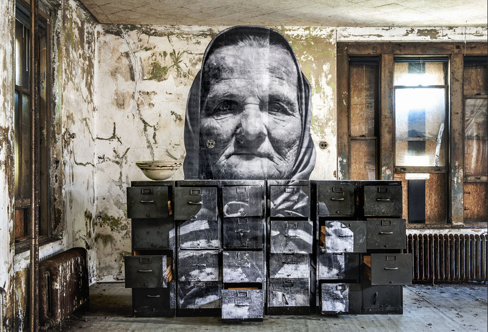 Jr French Street Artist Makes Visible The Inhabitants Of The