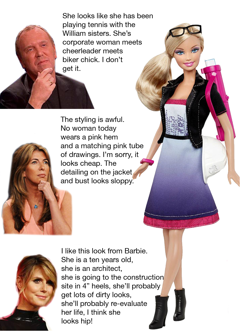 No Critics Allowed: Photoshop Friday: Barbie meets Project Runway Judges
