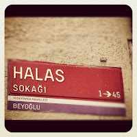 Street Sign Beyoglu