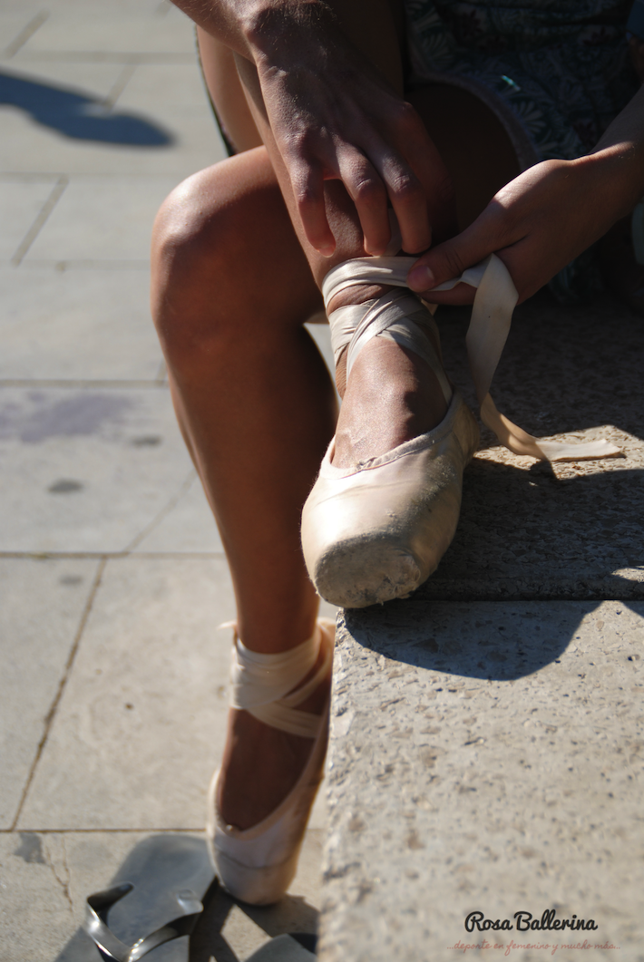 fotografía de ballet clásico en exteriores Barcelona