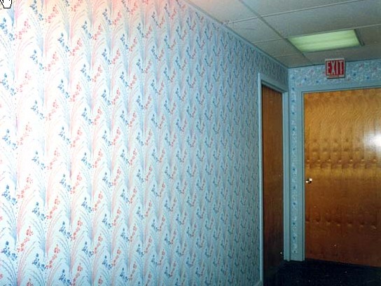 Parede decorada papel de parede