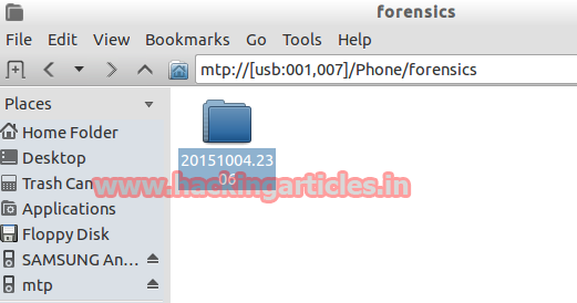Android logical forensics AFLogical
