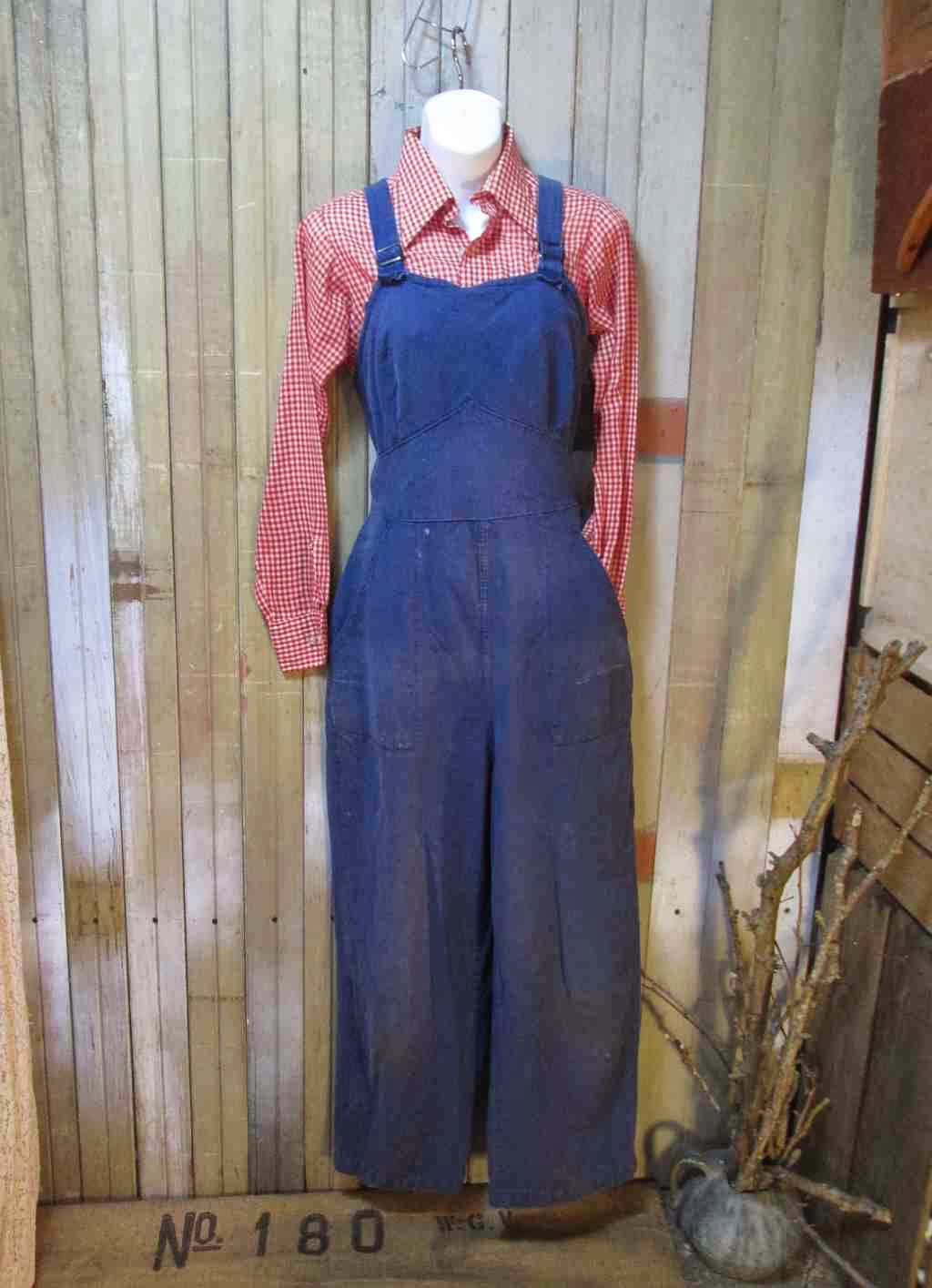 funkoma vintage*the recycled life Overalls....... for working all the