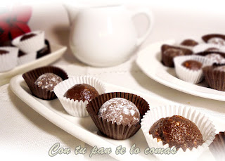 Bocaditos De Almendras Y Chocolate
