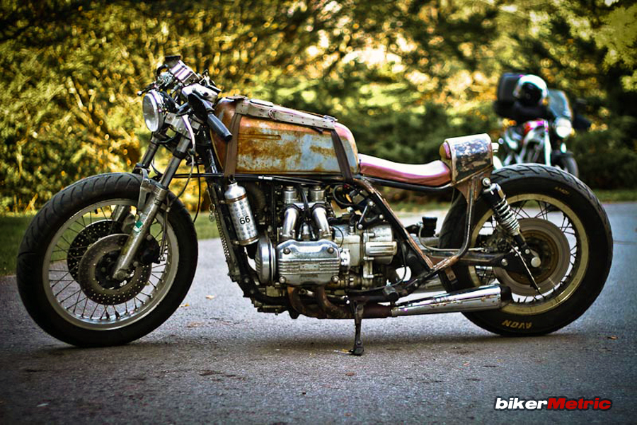 Goldwing GL1000 scrambler | Goldwing motorcycles, Cafe 