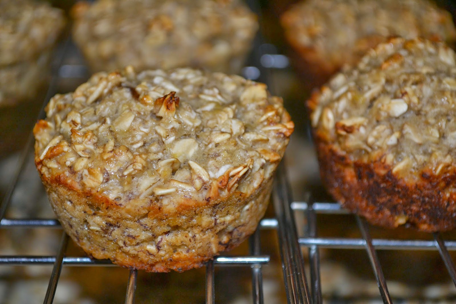 Outside the Mix SugarFree Oatmeal Banana Muffins
